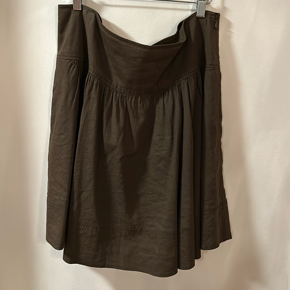 Theory Size 12 linen Skirt with pockets